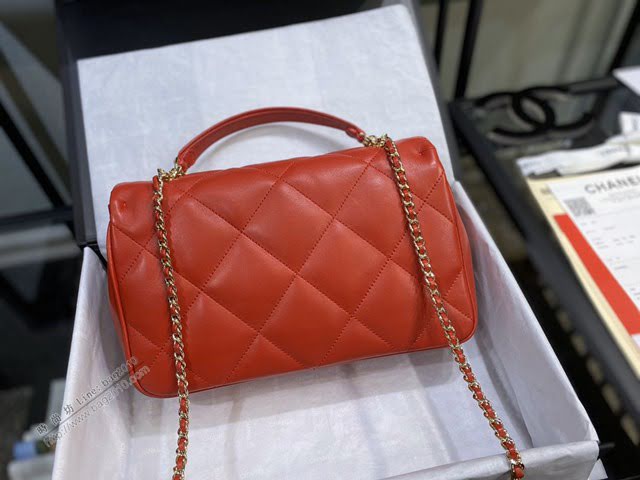 Chanel女包 AS1114/AS1115 香奈兒進口羊皮包 Chanel口蓋包 Chanel大菱格鏈條包手拎斜挎包  djc3906